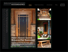 Tablet Screenshot of mtviewwoodworks.com